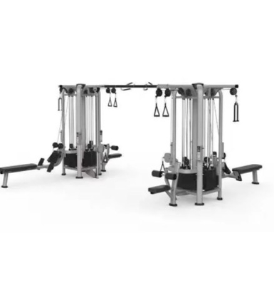 1200kg Çelik 8 İstasyonlu Çok Spor Salonu Makinesi 3800 * 3900 * 2350mm