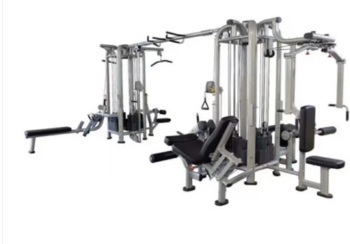 1200kg Çelik 8 İstasyonlu Çok Spor Salonu Makinesi 3800 * 3900 * 2350mm