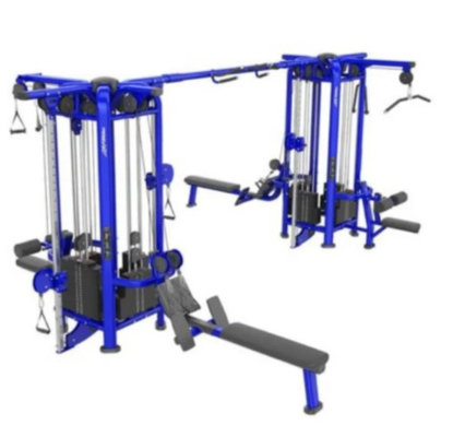 1200kg Çelik 8 İstasyonlu Çok Spor Salonu Makinesi 3800 * 3900 * 2350mm
