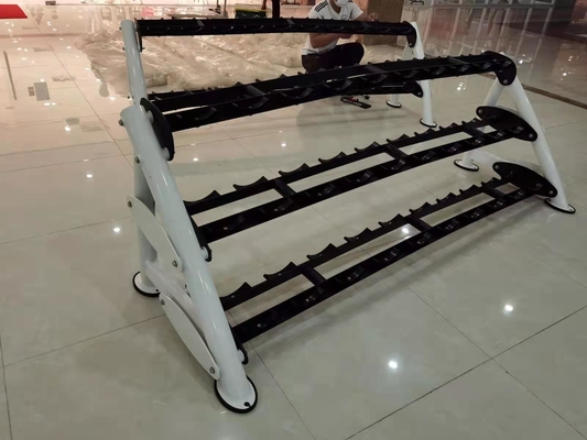 15 Çift Fitness Dambıl 3 Katlı Dambıl Rafı 2490*690*760MM