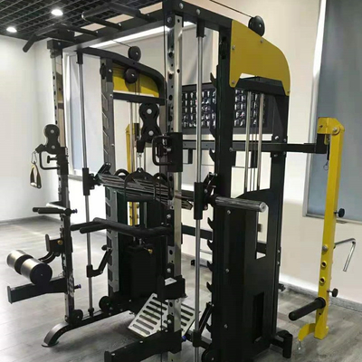 Q235 A Çelik Boru Çok Fonksiyonlu Fitness Smith Makinesi OEM ODM