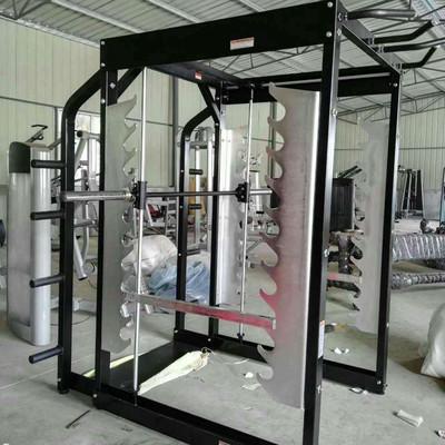 Kablo Geçişi Derin Kare 3D Smith Makinesi Çoklu Spor Salonu 360kg