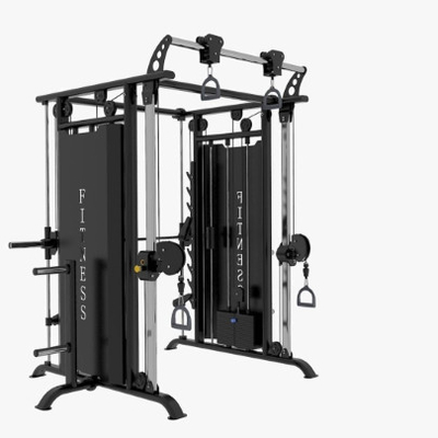 Çok Fonksiyonlu Eğitmen Fitness Smith Makinesi Kablo Makinesi Spor Salonu OEM ODM