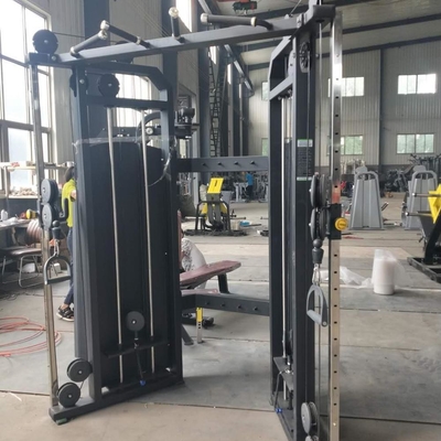 50 * 100 Düz Oval Tüp Smith Egzersiz Makinesi Bar 2 Katlı Toz Boyalı Boya