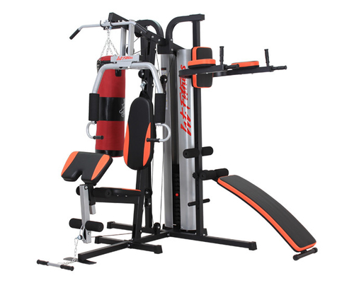 160KGS Vücut Geliştirme Çok İstasyonlu Ev Spor Salonu Ekipmanları OEM ODM