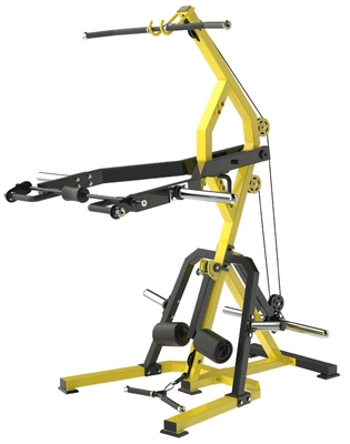 50*100mm Tüp Bench Press Squat Rack Bench Ön Yüksek Pully