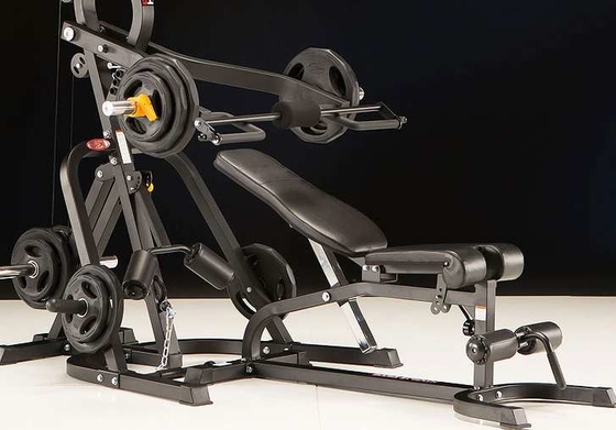 50*100mm Tüp Bench Press Squat Rack Bench Ön Yüksek Pully