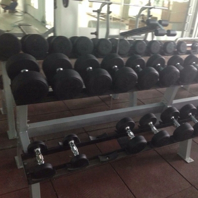 200KG Fitness Dambıl Kauçuk Dambıl Seti Entegre Spor Salonu Eğitmeni