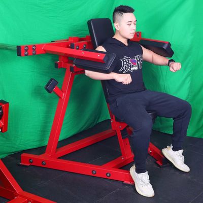 Plaka Yüklü Omuz Presi Spor Salonu Oturmalı Makine Pretty TIG Kaynak