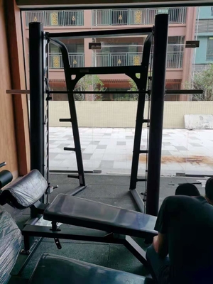 Kapsamlı Eğitmen Fitness Smith Makinesi Squat Rack Gym Row Makinesi