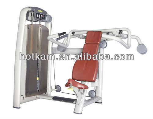 Oval 3.5mm Fitness Salonu Ekipmanları Oturmuş Omuz Pres Makinesi ISO9001