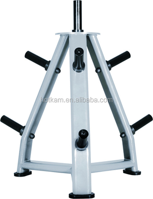 780*780*1100mm Spor Salonu Fitness Aksesuarları Yuvarlak Tüp Ağırlık Plakası Ağaç Rafı
