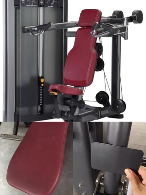 3mm Tüp Yeni Yaşam Fitness Ekipmanları Oturmuş Pazı Kıvırmak 1440*1440*1480mm