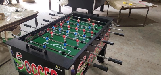Özel Renkli Futbol Futbol Oyun Masası ABS Top MDF Rayla