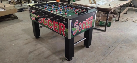 Özel Renkli Futbol Futbol Oyun Masası ABS Top MDF Rayla