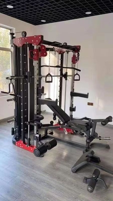 Ev Spor Salonu Fitness Egzersiz Ekipmanı Rack Entegre Eğitimci Fonksiyonel Smith Squat Rack