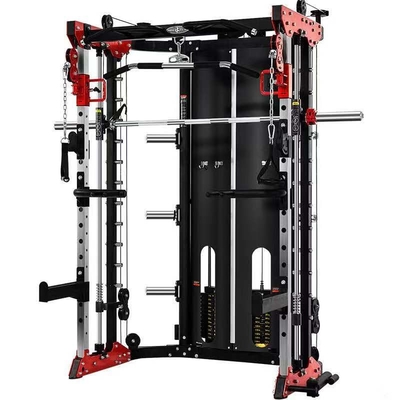 Ev Spor Salonu Fitness Egzersiz Ekipmanı Rack Entegre Eğitimci Fonksiyonel Smith Squat Rack