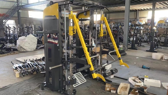 Toz kaplama spor salonu fitness donanımı çok fonksiyonel Smith ağırlık yığını eğitmeni
