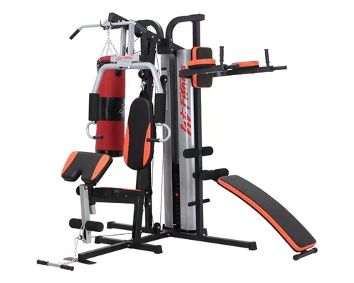 500 kg yük ev spor salonu ekipmanları 5 istasyonlu çok istasyonlu fitness